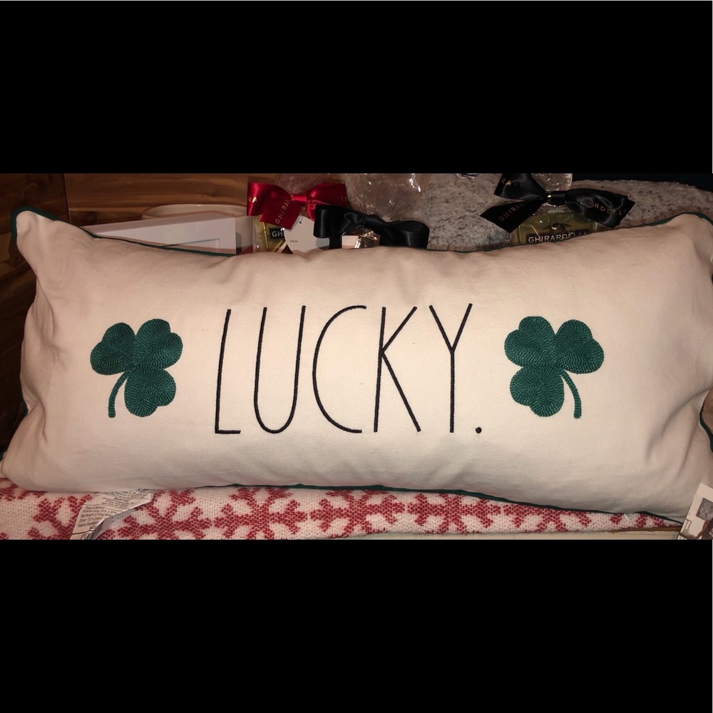Rae Dunn Lucky Pillow